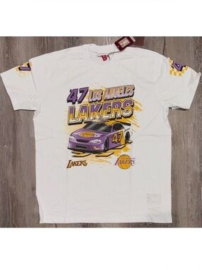 NWT Men's Los Angeles Lakers Mitchell & Ness Shirt Size XL